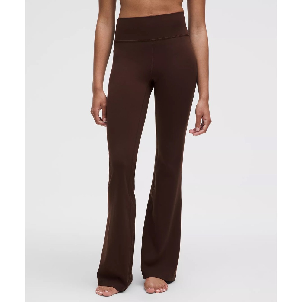 Lululemon Groove HR Nulu Flared Pant Tall Brown Size 14 New With Tags